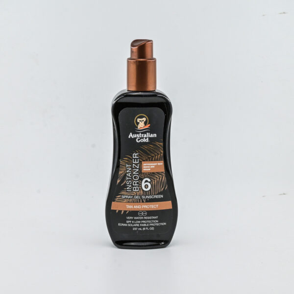 AUSTRALIAN GOLD  SPF 6 SPRAY GEL WITH BRONZER 237 ML