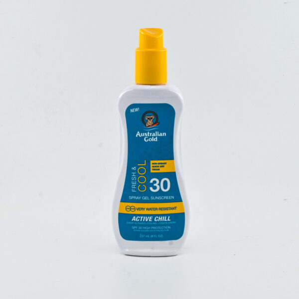 AUSTRALIAN GOLD SPF 30 ACTIVE CHILL SPRAY GEL 237 ML