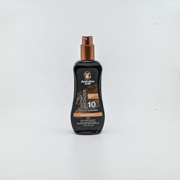 AUSTRALIAN GOLD  SPF 10 SPRAY GEL WITH BRONZER 237 ML