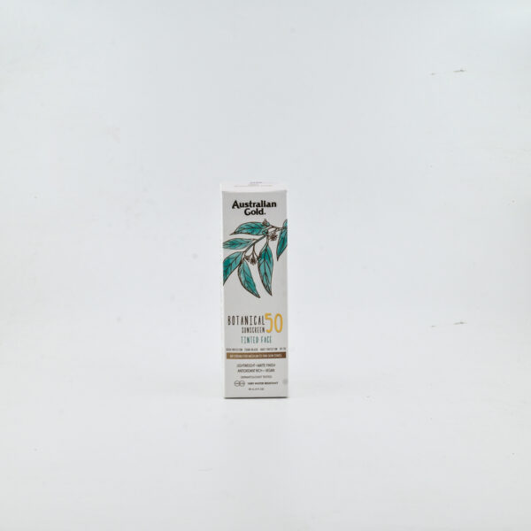 AUSTRALIAN GOLD BOTANICAL SPF50 TINTED FACE MINERAL LOTION - MEDIUM TAN 89 ML