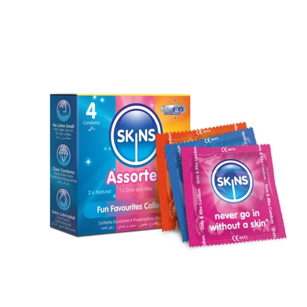 Skins Condoms Assorted 4 Pack