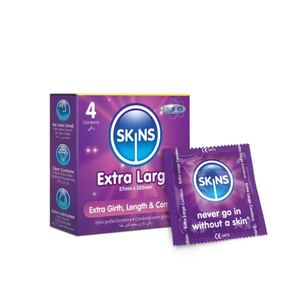 Skins Condoms Extra Large 4 Pack