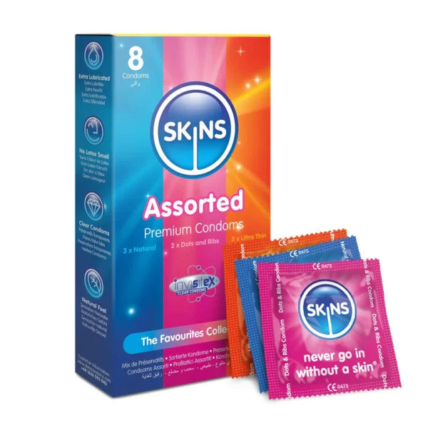 Skins Condoms Assorted 8 Pack