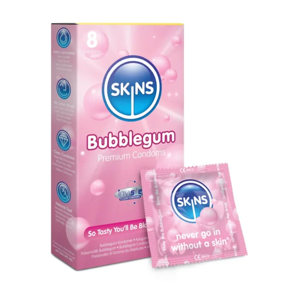 Skins Condoms Bubblegum 8 Pack