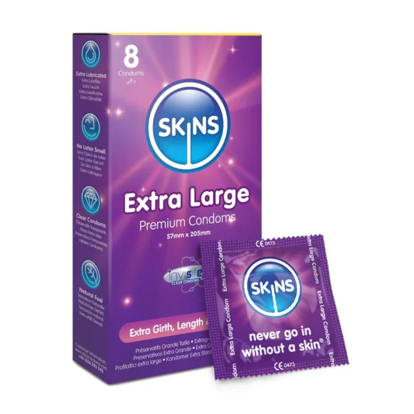 Skins Condoms Extra Large 8 Pack