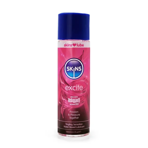 Skins Excite Tingling Water  Based Lubricant(130ml).