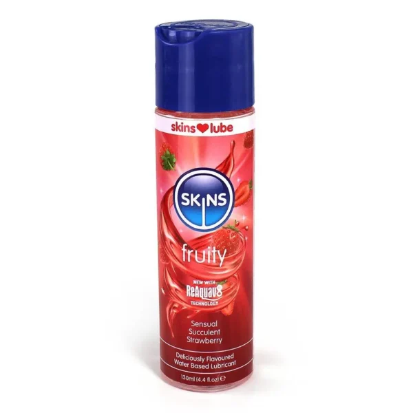 Skins Strawberry Water Based  Lubricant